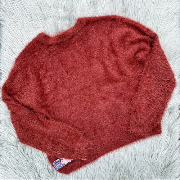 NWT For Thee Fuzzy Cardigan Sweater Size Medium - Picture 5 of 5